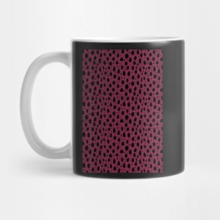 Red and Black Spot Dalmatian Pattern Mug